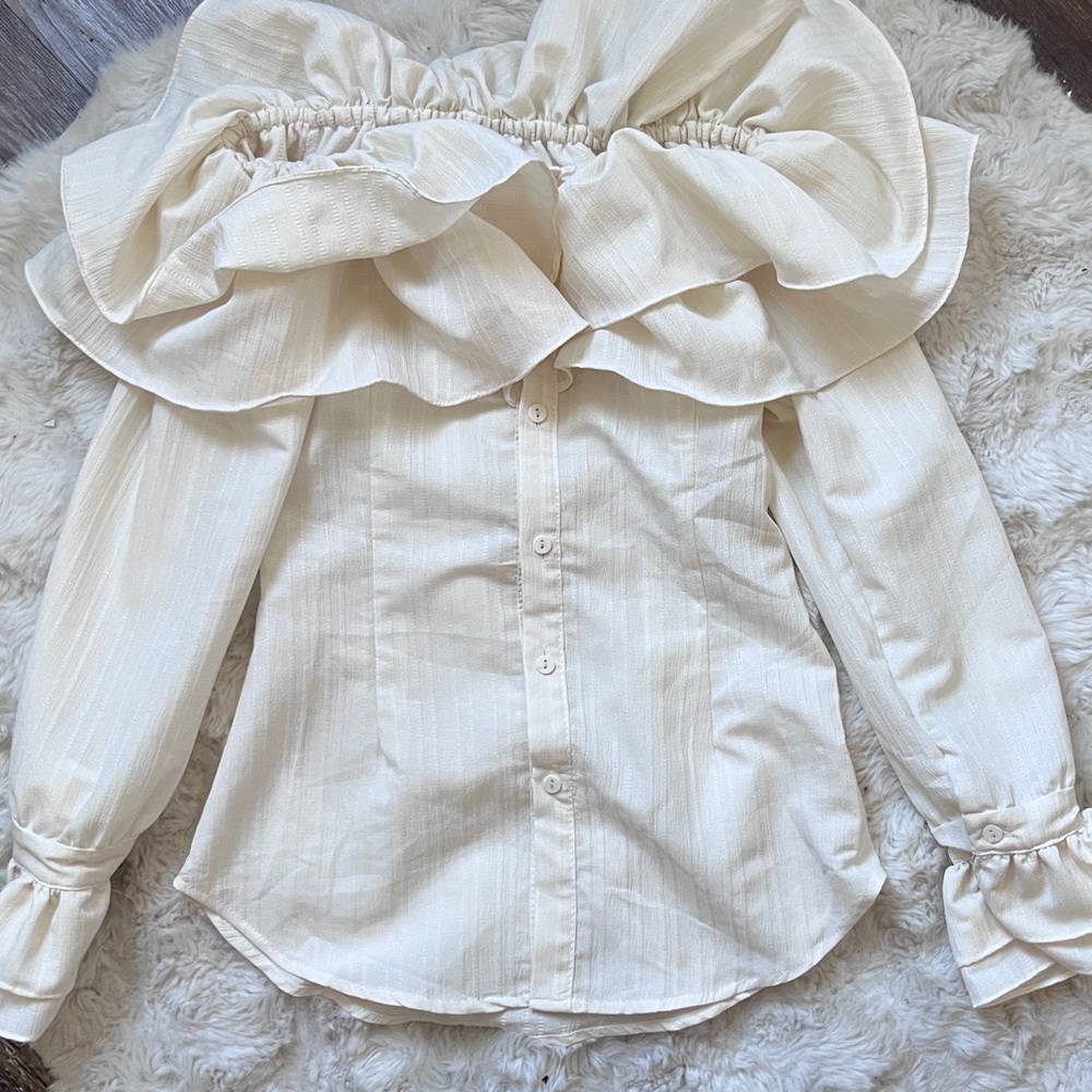 Ruffled Off Shoulder Tops